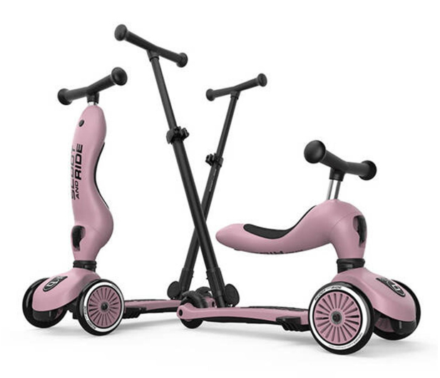 Scoot & Ride Highwaykick 1 Push and Go 2w1 Jeździk i hulajnoga Wildberry - 1325351 - zdjęcie